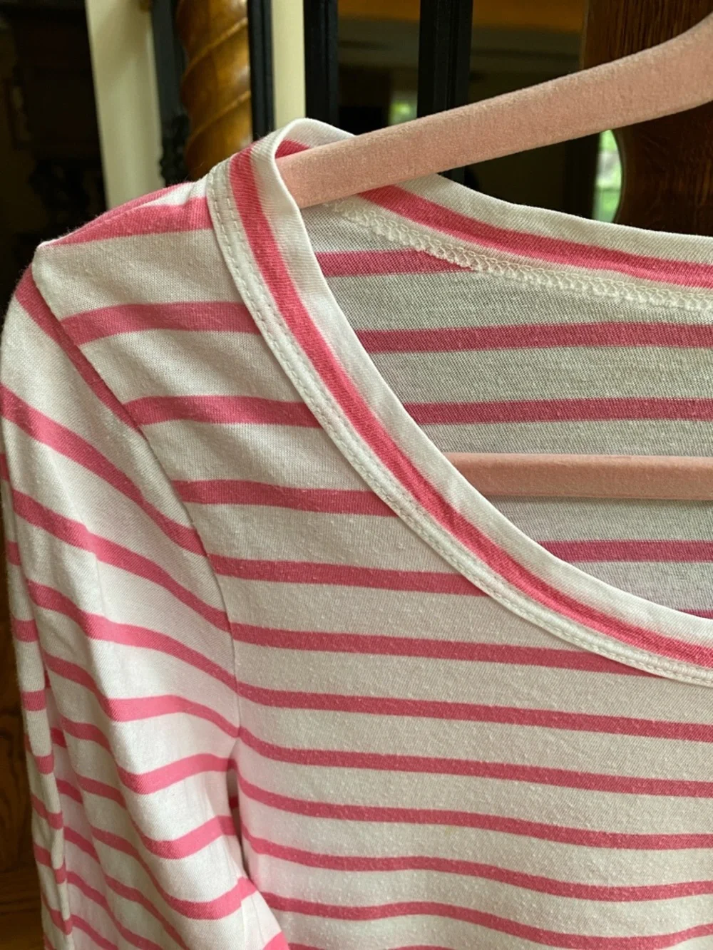 J. CREW Cotton Striped Top
